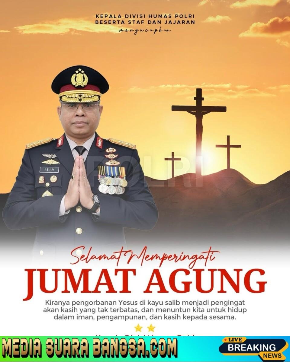 Kadiv Humas Polri Sampaikan Pesan Penuh Makna di Momentum Jumat Agung