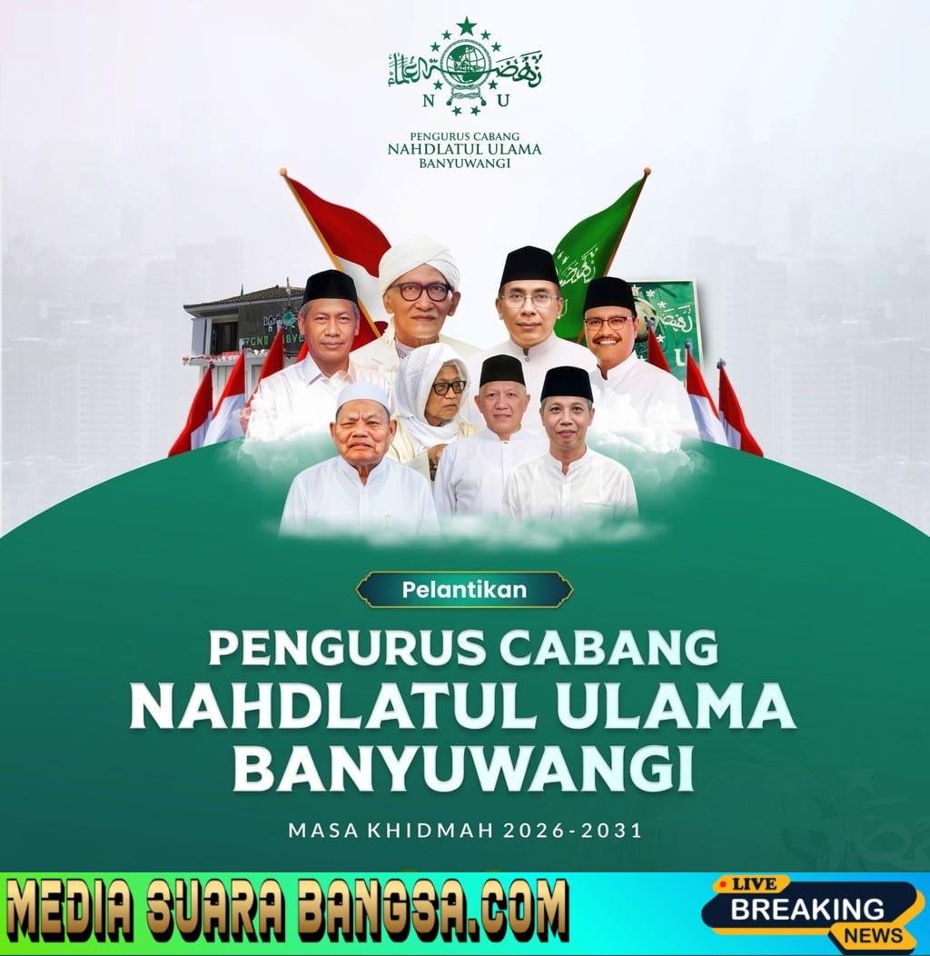 PCNU Banyuwangi Masa Khidmat 2026–2031 Siap Dilantik 4 April, Ini Susunan Lengkap Pengurusnya