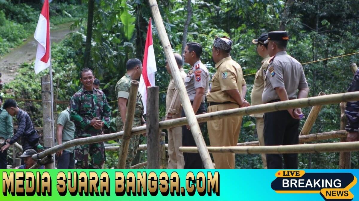 Ground Breaking Jembatan Wisata Garuda, Dandim 0825/Banyuwangi Tegaskan Komitmen TNI Hadir untuk Rakyat