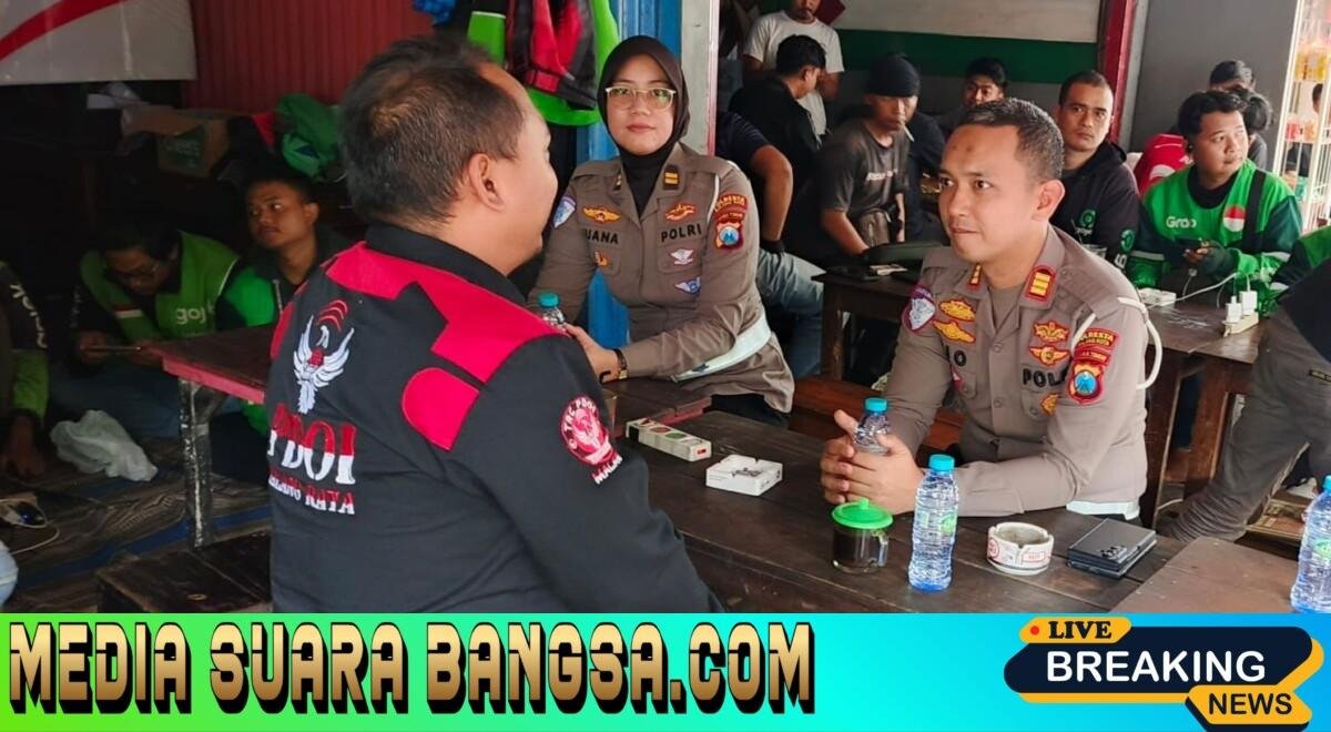Polresta Malang Kota Rangkul Komunitas Ojol Waspadai Dampak Isu Global