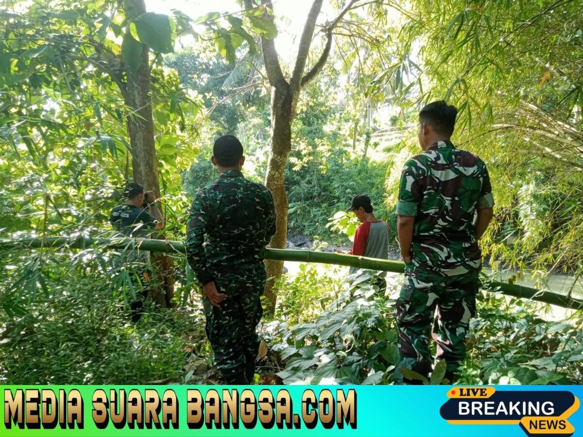 Babinsa Labanasem Aktif Dampingi Peninjauan, Dorong Pembangunan Jembatan Garuda untuk Akses Ekonomi dan Pendidikan