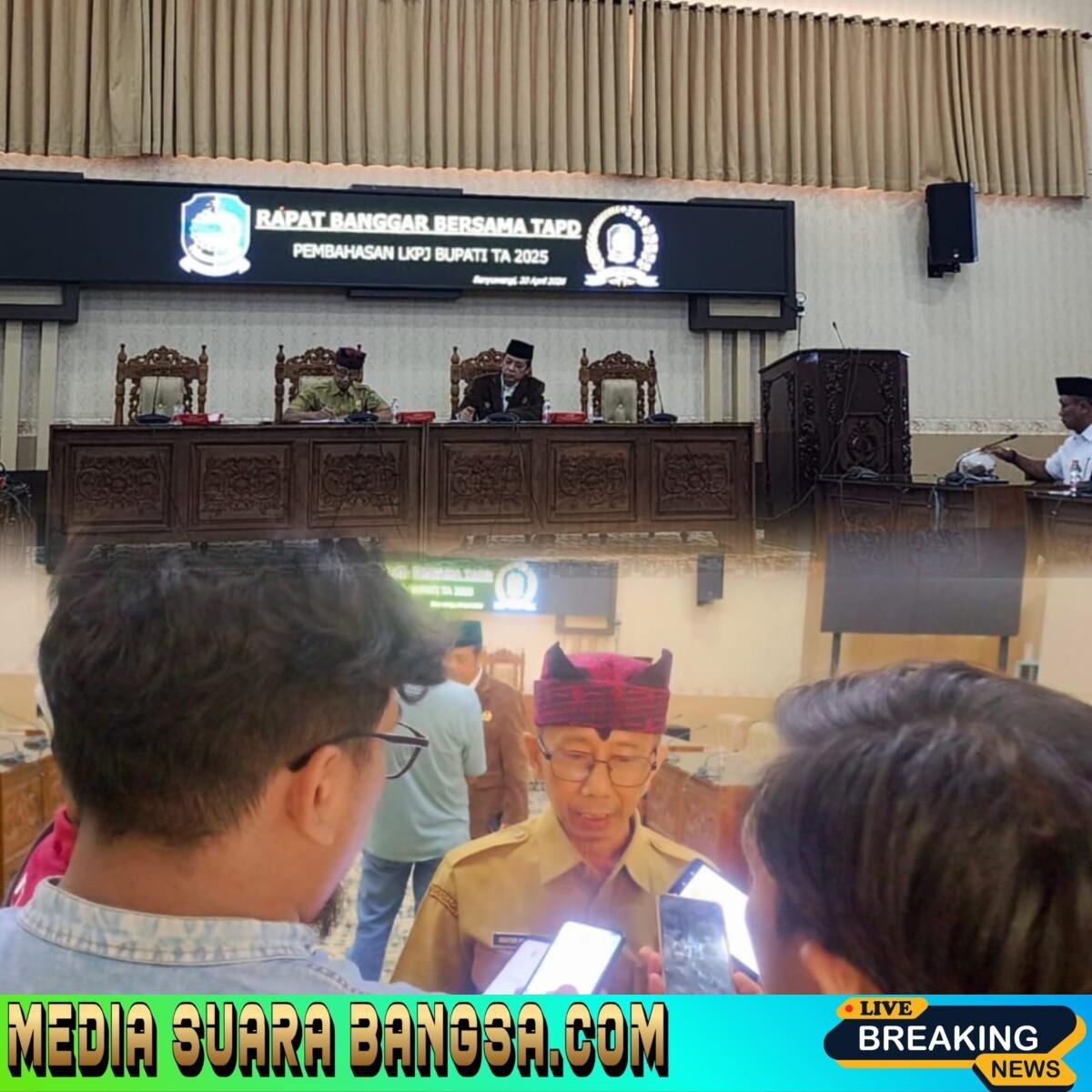 Rapat Banggar TAPD Bahas LKPJ Bupati 2025, Sekda Banyuwangi Tekankan Evaluasi Kinerja dan Perbaikan Tata Kelola