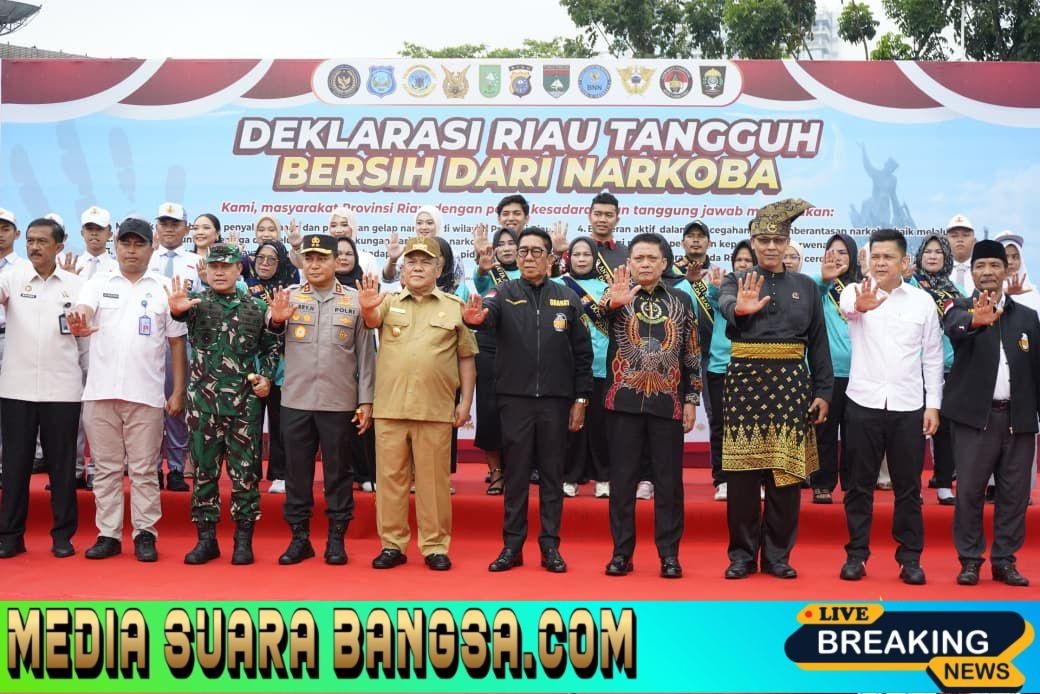 Riau Bentuk Satgas Anti Narkoba, Gubernur dan Kapolda Tegaskan Perang Tanpa Kompromi