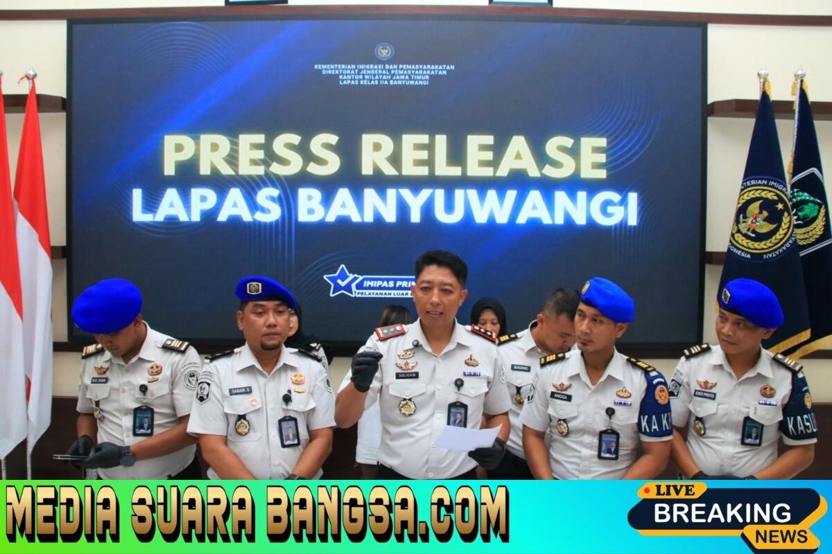 Coba Kelabuhi Petugas, Pengunjung Lapas Banyuwangi Tertangkap Tangan Buang Paket Diduga Sabu ke Tempat Sampah