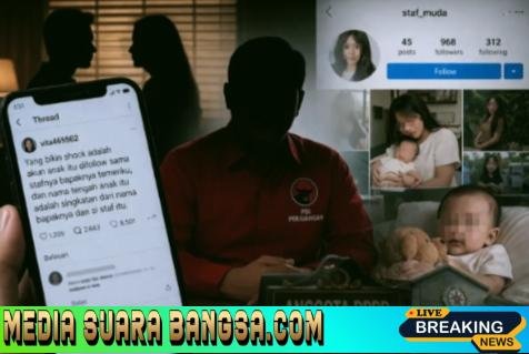 Viral dimedia sosial, adanya dugaan hubungan gelap oknum anggota dewan provinsi fraksi PDI asal dapil IV Jawa Timur 
