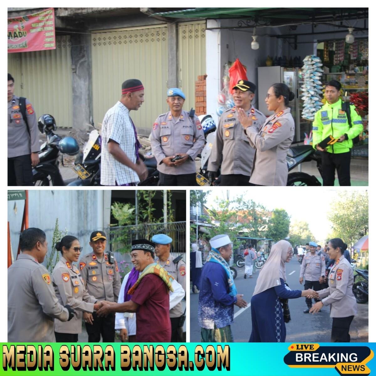 Kapolres Jembrana Pantau Langsung Pelaksanaan Sholat Idul Adha 1447 H, Pastikan Ibadah Berjalan Aman dan Khidmat