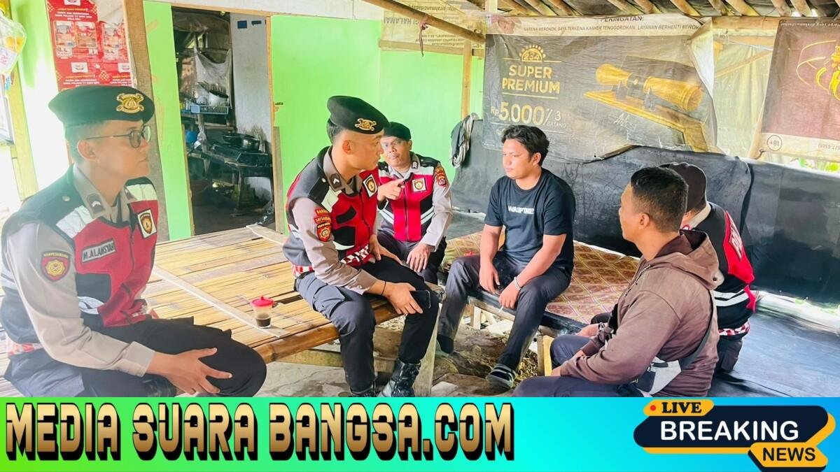 Cegah Tindak Kejahatan, Sat Samapta Polres Serang Gencarkan Patroli Dialogis dan Sampaikan Himbauan Kepolisian.