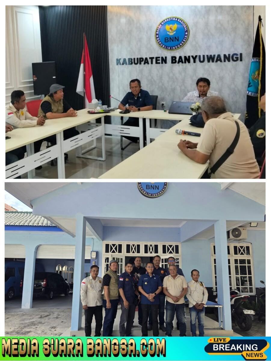 PW FRN  DPC Banyuwangi Perkuat Sinergi dengan BNN Kabupaten Banyuwangi, Dukung Perang Melawan Narkoba