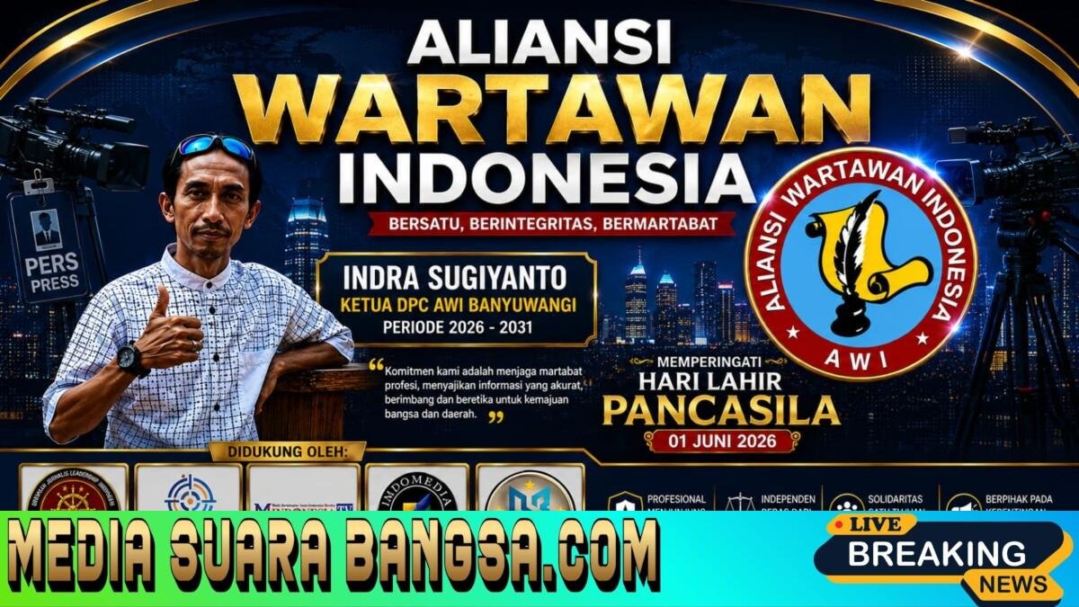 Ketua AWI DPC Banyuwangi Peringati Hari Lahir Pancasila 2026, Ajak Masyarakat Jaga Persatuan.