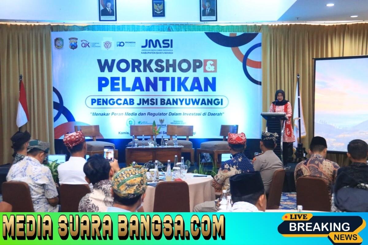 Bupati Ipuk Ajak JMSI Banyuwangi Bangun Jurnalisme Berkualitas dan Dorong Potensi Daerah