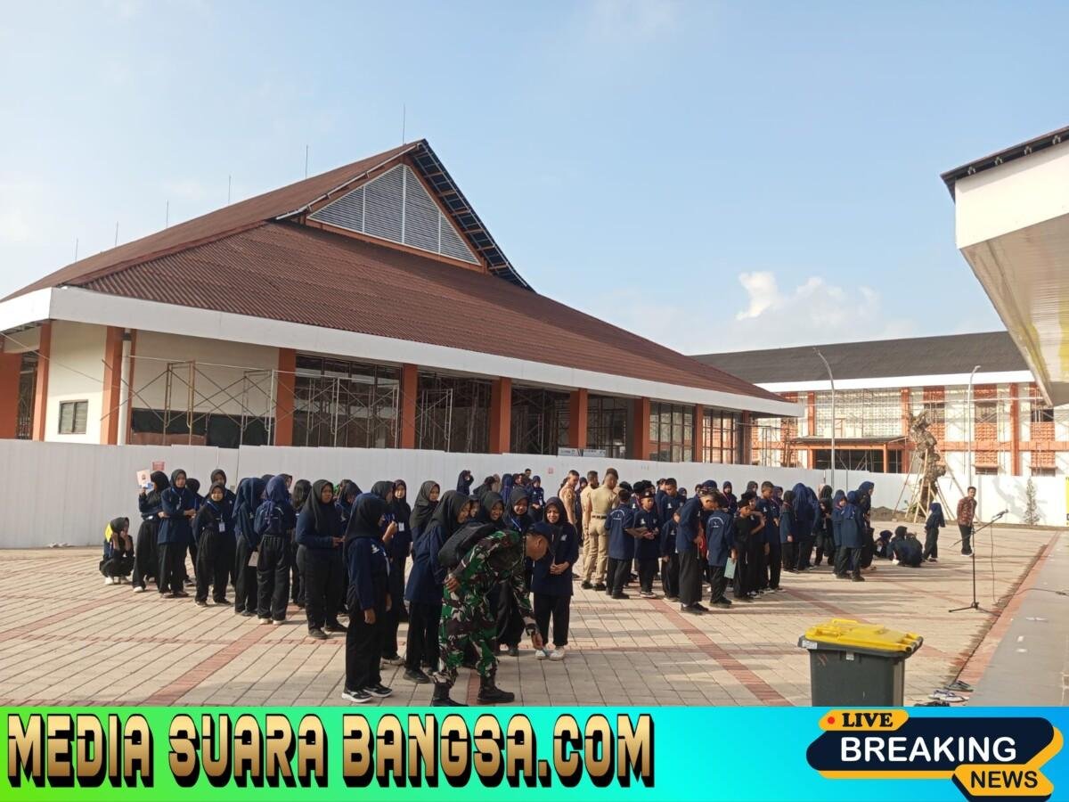 Babinsa Koramil 0825/17 Muncar Monitoring Taruna Bhakti AAL, Tanamkan Karakter dan Wawasan Kebangsaan di Sekolah Rakyat Banyuwangi