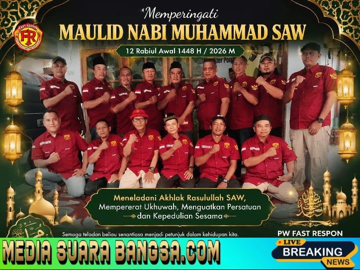 PW Fast Respon DPC Banyuwangi Kobarkan Cahaya Maulid Nabi: Serukan Persatuan, Akhlak Mulia dan Banyuwangi Penuh Berkah