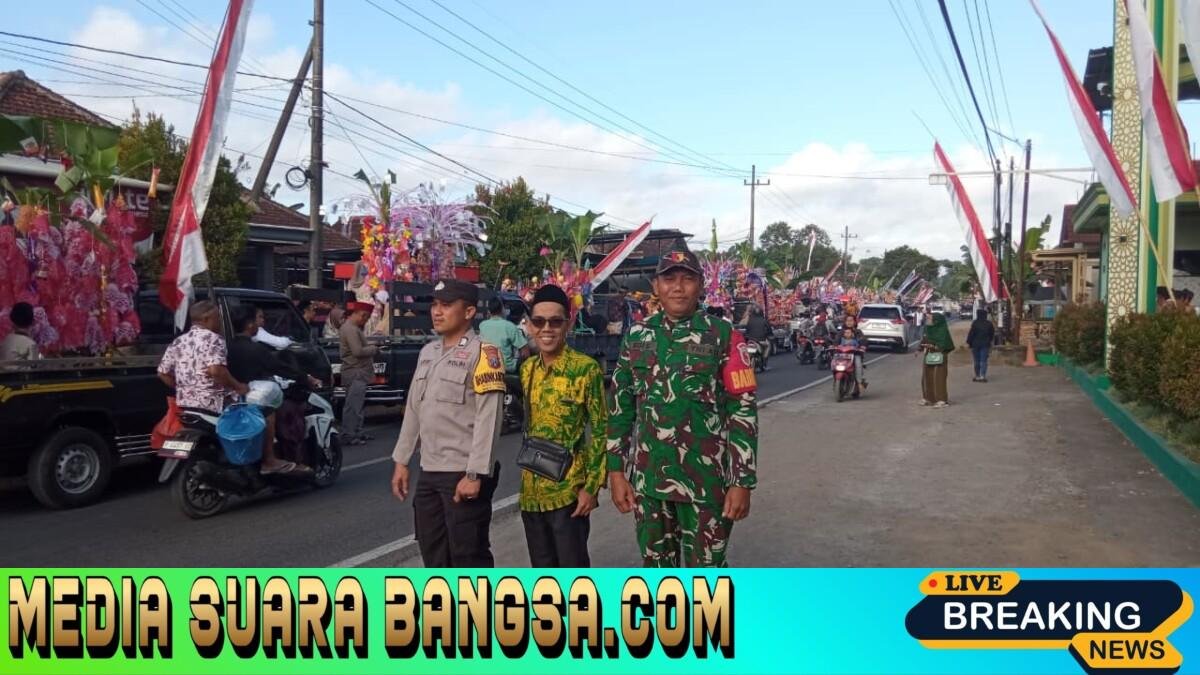 Semarak Peringatan Maulid Nabi di Karangsari, Warga Gelar Arak-Arakan Bersama Tiga Pilar