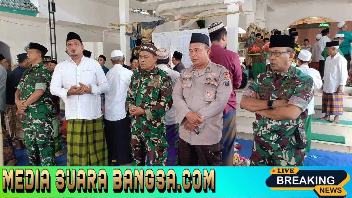 Danramil Kabat Hadiri Dzikir Maulud Nabi di Masjid Baitul Makmur, Pererat Kebersamaan Warga Bayu Putih