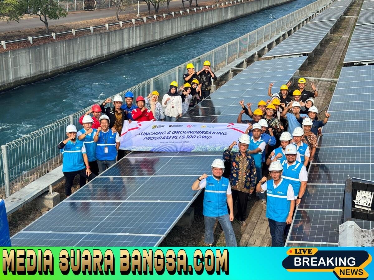 PLN Icon Plus Hadirkan Konektivitas Digital Andal dalam Launching dan Groundbreaking Program PLTS 100 GWp di Jawa Timur