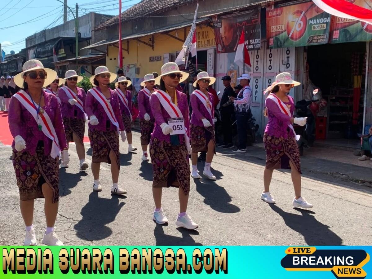 Semarak HUT ke-81 RI, 78 Regu Meriahkan Lomba Gerak Jalan di Sumbersewu