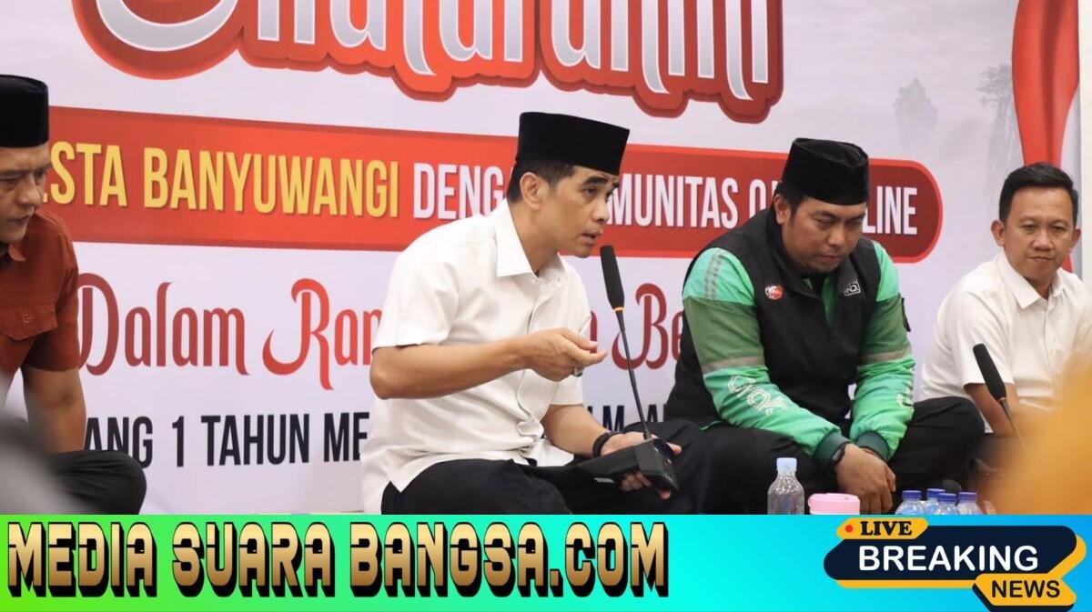 Bangun Sinergitas! Silaturahmi dan Doa Bersama Polresta Banyuwangi dan Komunitas Ojol Banyuwangi