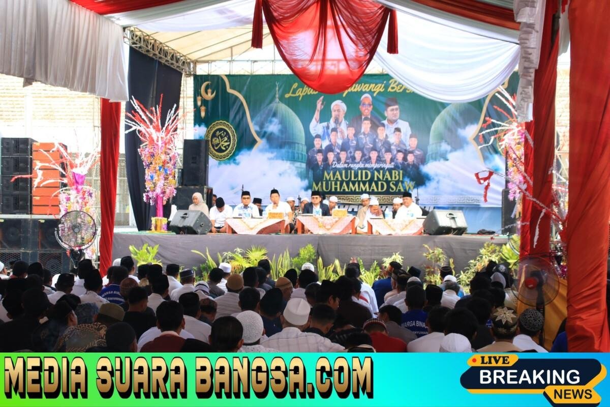 Meriahkan Maulid Nabi dengan Tradisi Ndag-Ndogan, Warga Binaan Lapas Banyuwangi Diajak Meneladani Akhlak Rasulullah