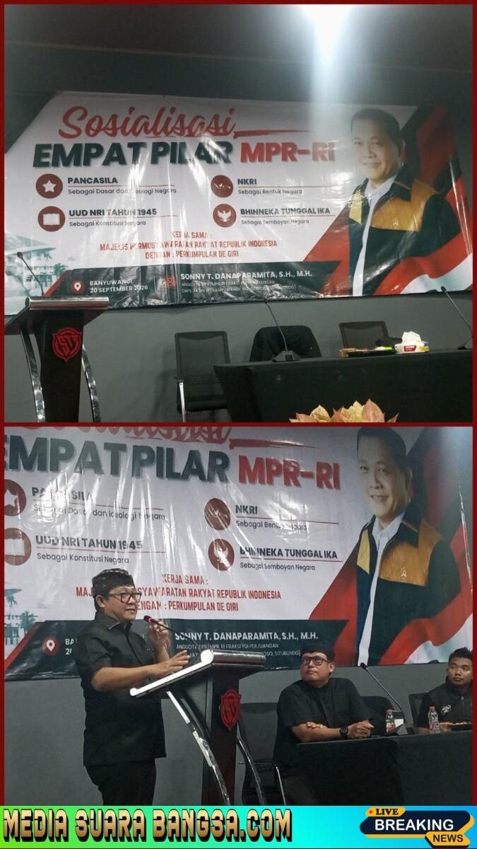 Sosialisasikan Empat Pilar, Anggota DPR/MPR RI  Sonny T. Danaparamita  Ajak Masyarakat Pahami dan Amalkan  Nilai Nilai Pancasila 