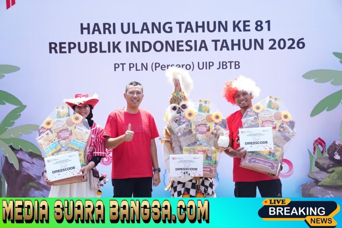 Semarak HUT ke-81 RI, PLN UIP JBTB Perkuat Kebersamaan Lewat Lomba Kreatif