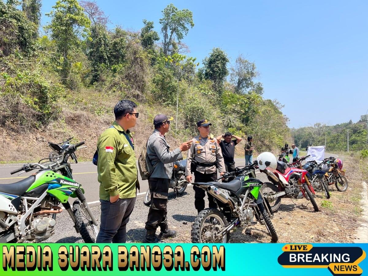 Polres Malang Gencarkan Deteksi Dini Karhutla, Sisir Area BKPH Sengguruh di Bantur