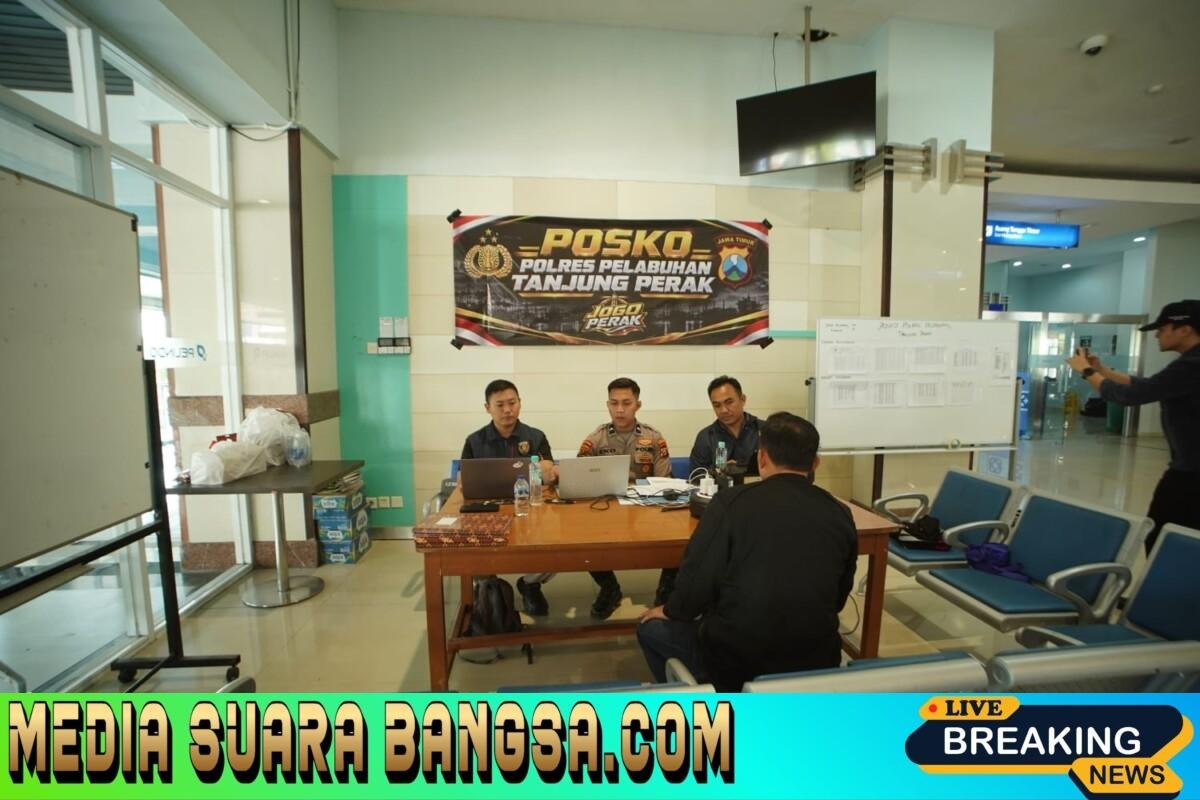 Polres Pelabuhan Tanjung Perak Gerak Cepat, Dirikan Posko Korban KM Virgo Transport 8