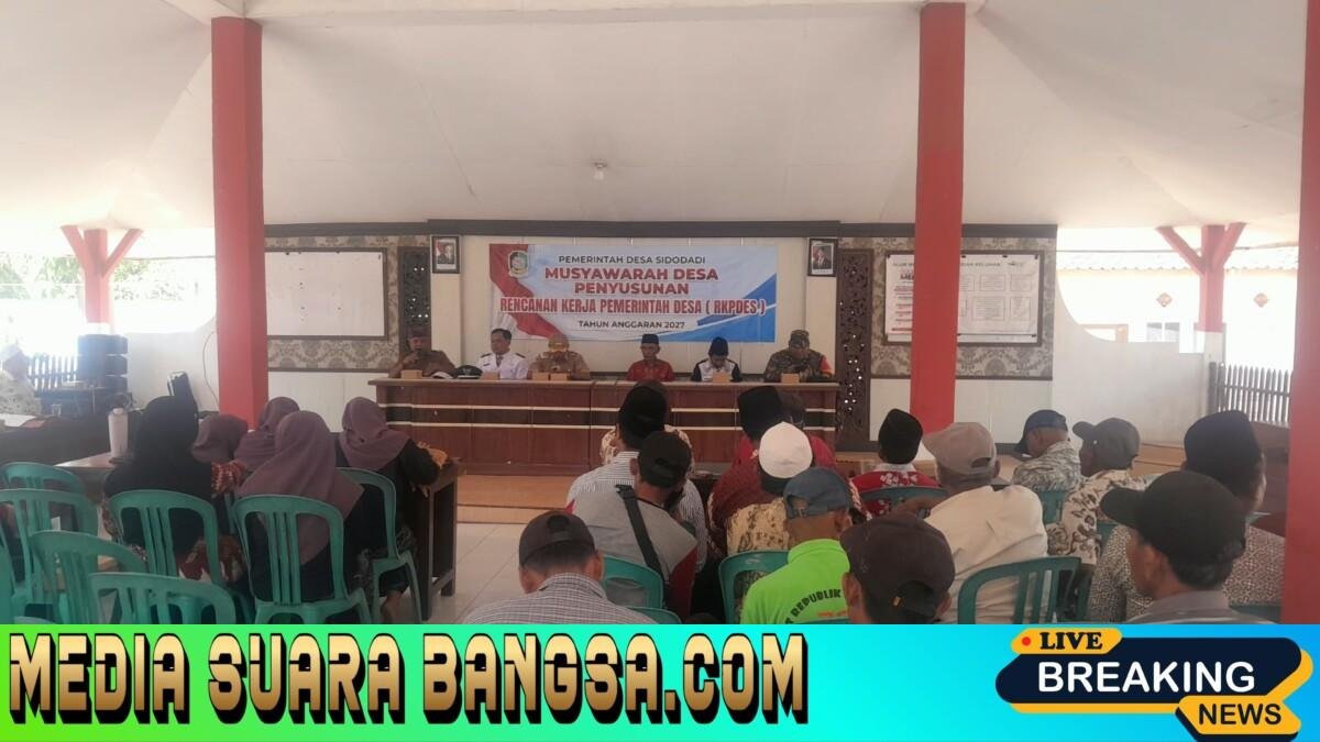 Musrenbangdes Sidodadi Wongsorejo Tatap Rencana Kerja 2027, Babinsa Bawa Pesan Penting Ini
