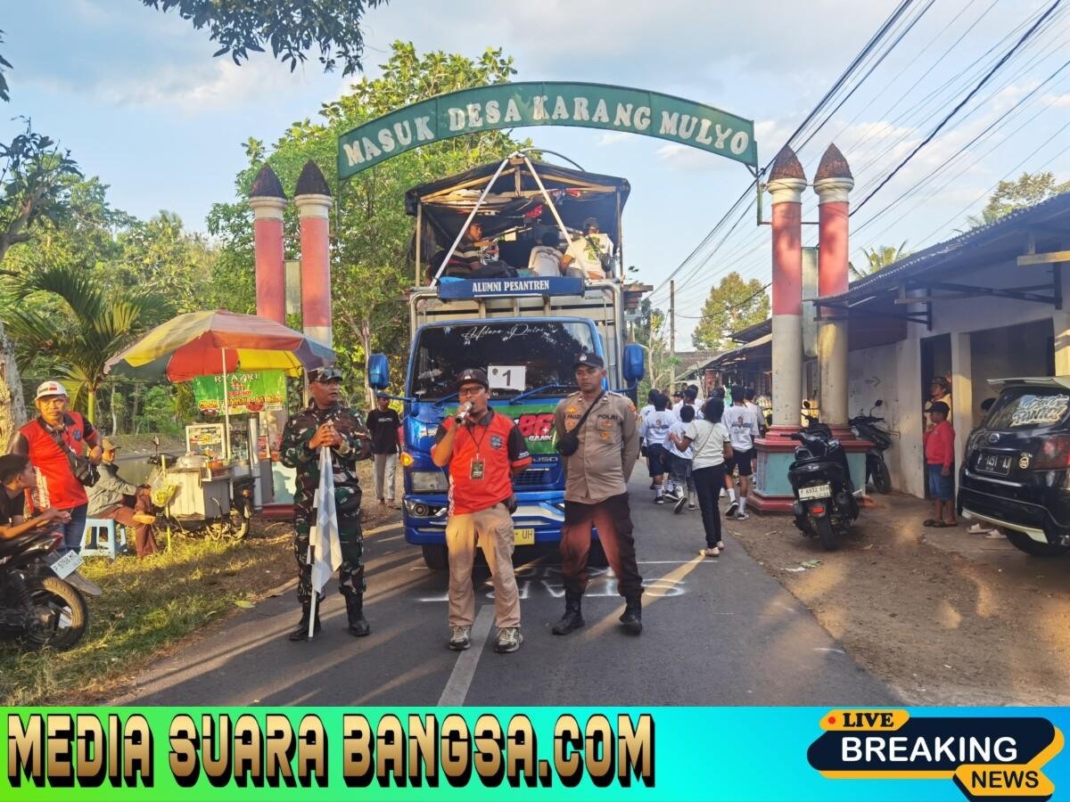 Pawai Budaya Karangdoro Menyedot Perhatian, Sosok Berbaju Loreng Ini Jadi Sorotan Warga