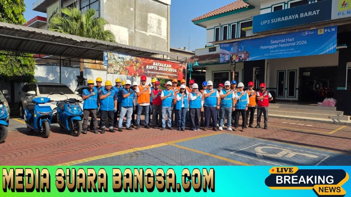 Puncak Hari Pelanggan Nasional 2026, PLN Icon Plus Jatim dan PLN UP3 Surabaya Barat Perkuat Budaya K3 untuk Pelayanan Andal
