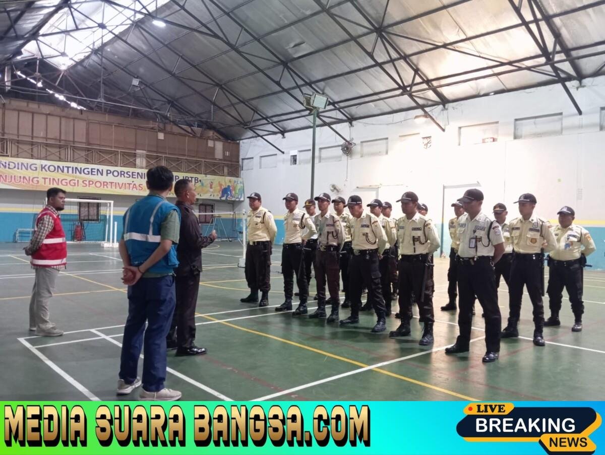Satpam Haleyora Powerindo–PLN UIP JBTB Perkuat Kesiapsiagaan melalui PBB dan Penyegaran Jasmani