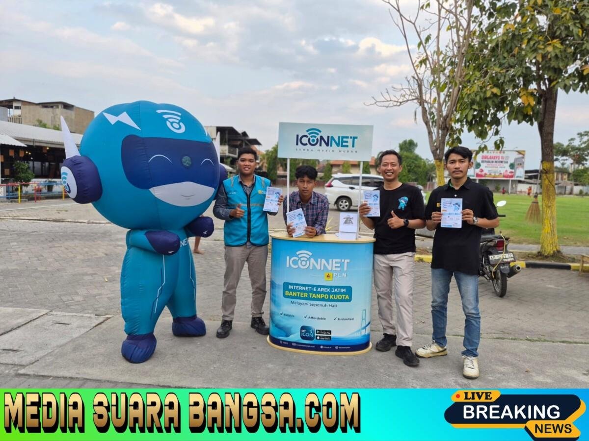 Rayakan Hari Pelanggan Nasional 2026, ICONNET Jatim Sapa Warga Maospati Madiun