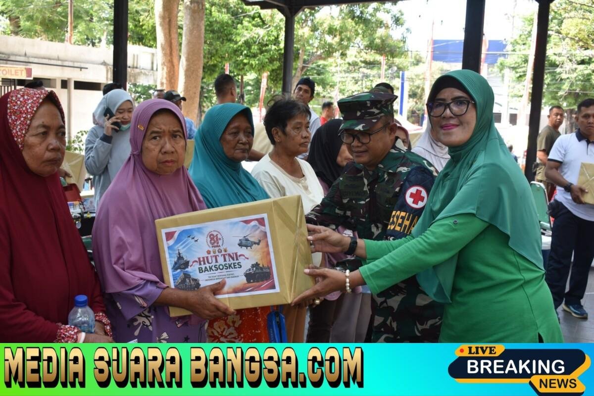 Sambut HUT TNI ke-81, Baksoskes TNI di Banyuwangi Jadi Wujud Kepedulian kepada Masyarakat