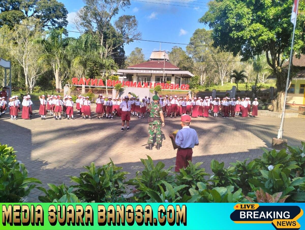 Bukan Sekadar Upacara, Ada Pesan Penting Babinsa Kampunganyar untuk Generasi Muda