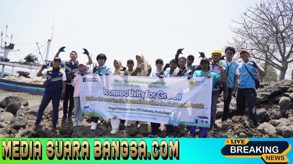 PLN Icon Plus Jatim Dorong Kampung Nelayan Kalibuntu Go Digital, Perkuat Konektivitas dan Kepedulian Pesisir