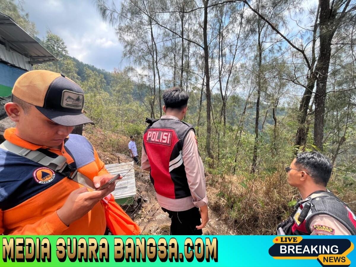 Polres Nganjuk Siagakan Personel Pasca-Karhutla Gunung Wilis, Antisipasi Bara Api Kembali Muncul