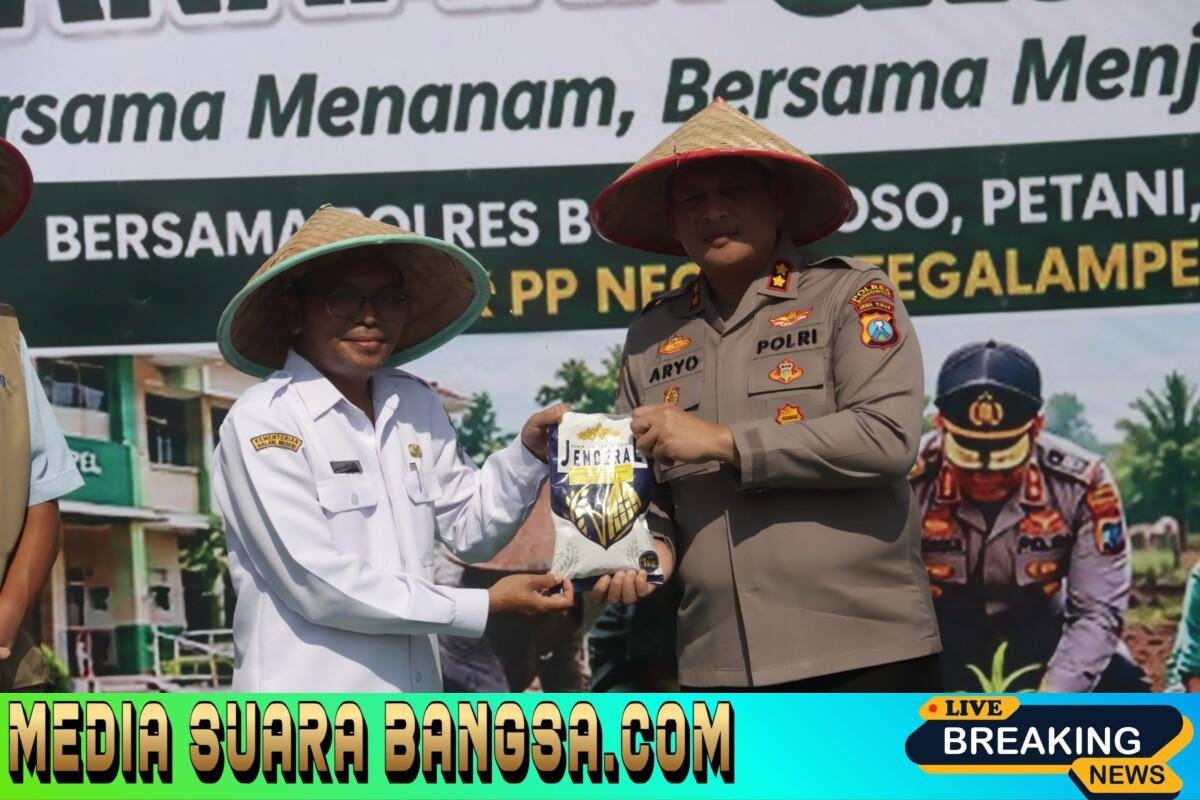 Hari Tani Nasional 2026, Polres Bondowoso Gandeng Petani dan Dunia Pendidikan Wujudkan Ketahanan Pangan