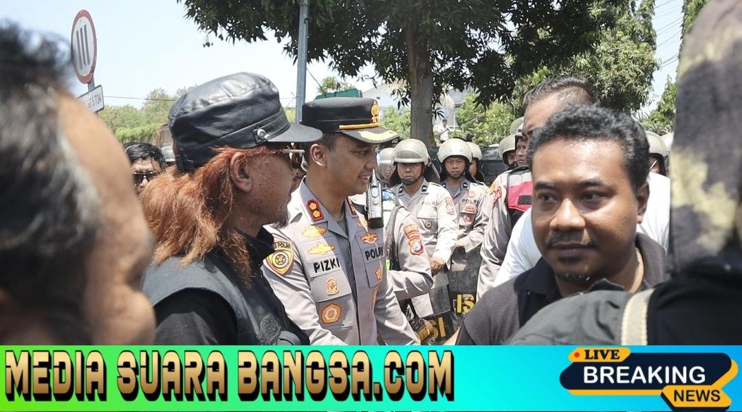 Kapolres Madiun Kota Apresiasi Massa PSHT dalam Menyampaikan Aspirasi, Aksi Damai Berakhir Kondusif
