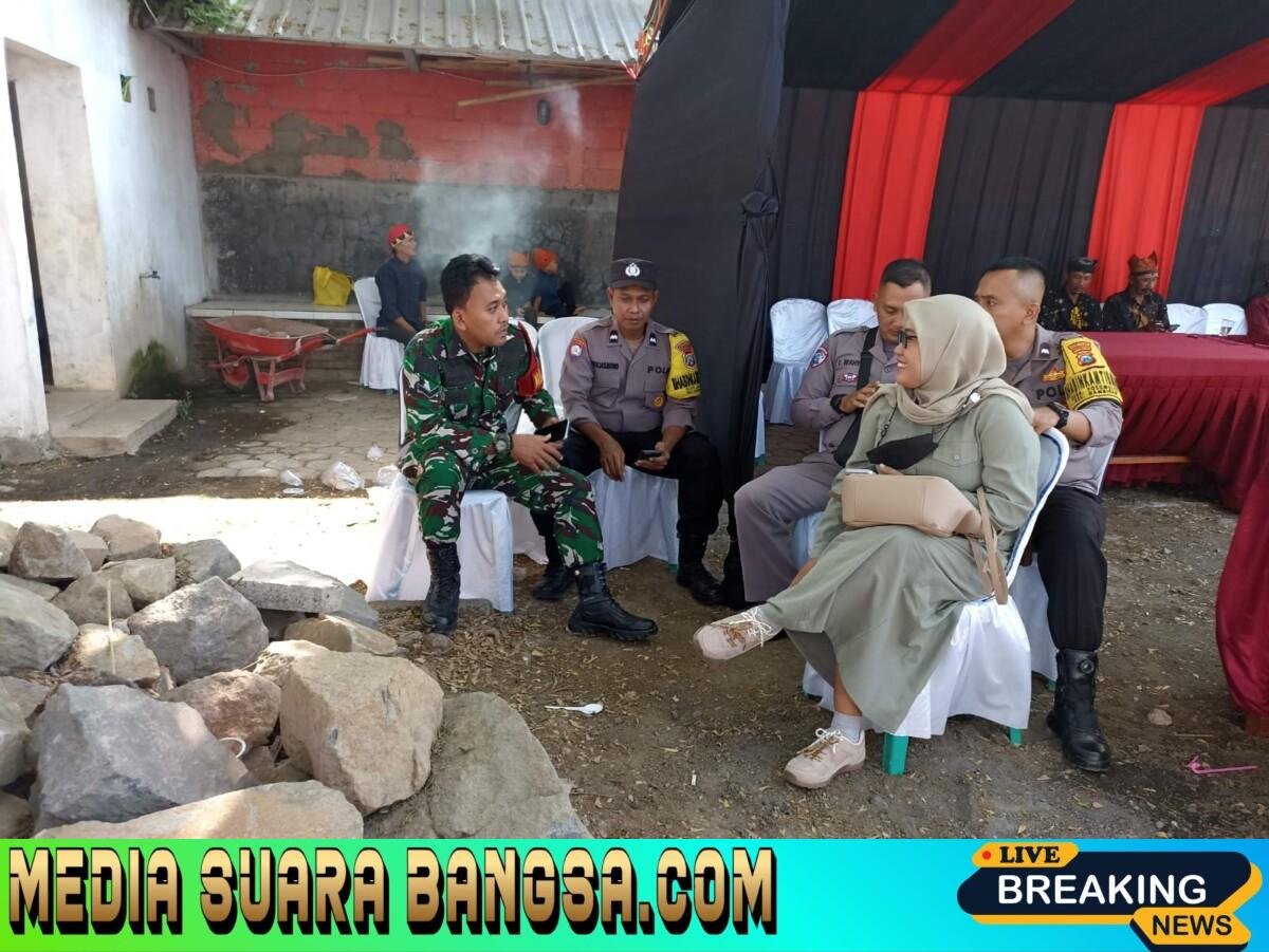 Koramil Singojuruh Pererat Sinergi dengan Tokoh Agama di Desa Padang