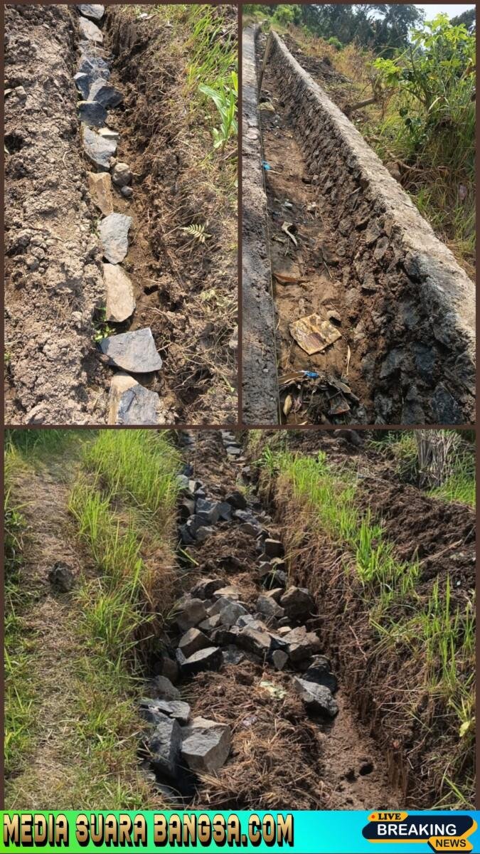 Proyek Irigasi Rejosari Glagah Hampir 50 Persen Tanpa Papan Nama, Pemilik dan Penerbit SPK Tak Jelas  ‎