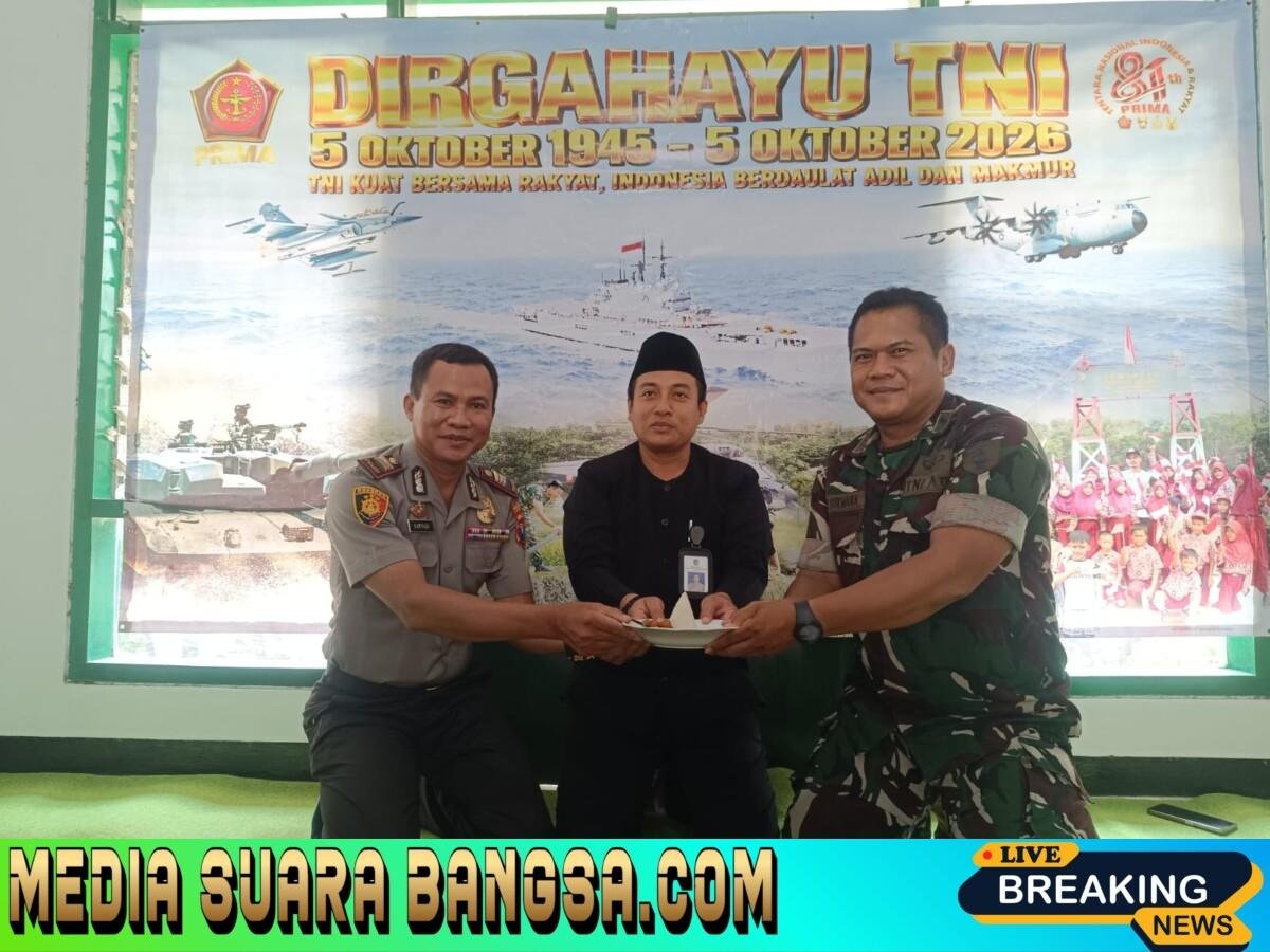 Posramil 0825-22/Licin Gelar Doa Bersama dan Tasyakuran Lanjutan Peringati HUT ke-81 TNI