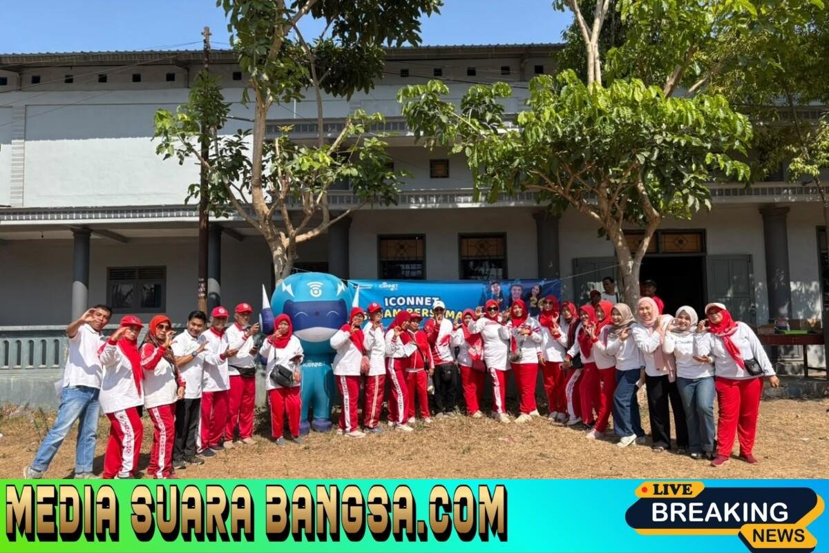 Senam Bersama ICONNET di Talangsuko, PLN Icon Plus Jatim Perkuat Kedekatan dengan Warga Turen Malang