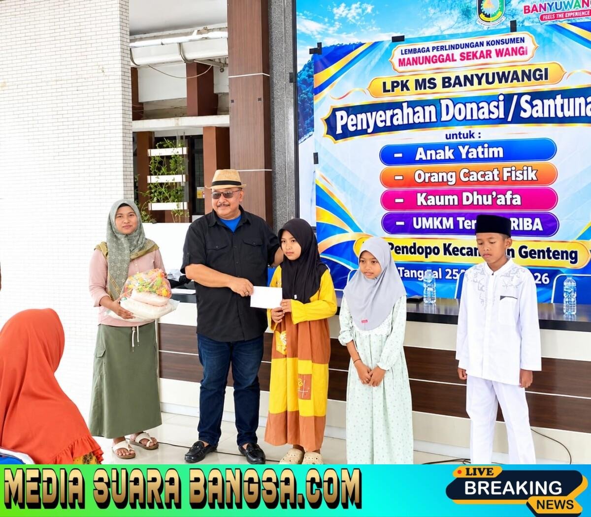 Hadir untuk Masyarakat, LPK MS Banyuwangi Tebar Kebaikan bagi Anak Yatim, Disabilitas, dan Pelaku UMKM
