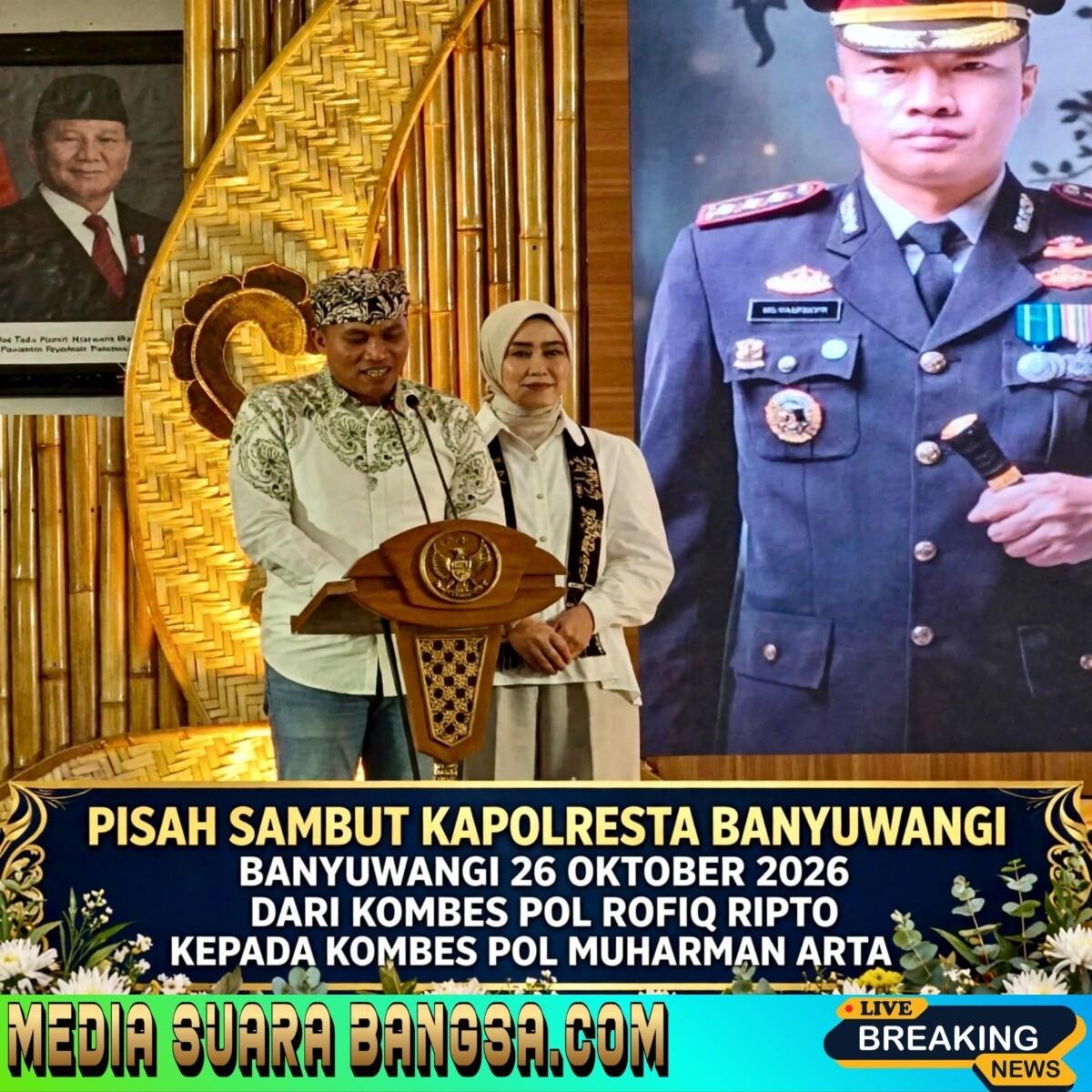 Momen Hangat Kenal Pamit Kapolresta Banyuwangi, Rumah Kebangsaan Tegaskan Komitmen Kolaborasi Elemen Masyarakat